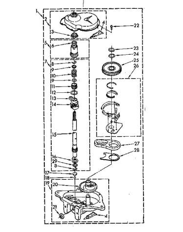 Gearcase parts