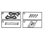 Sears 32934792650 cords, batteries, & owner's manual diagram