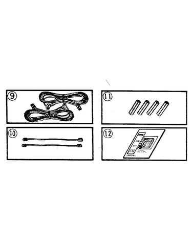 Cords, batteries, & owner's manual