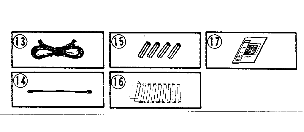 Cords, batteries, & owner's manual