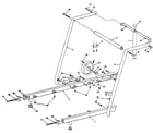 Lifestyler 845296150 side rail and flywheel assembly diagram