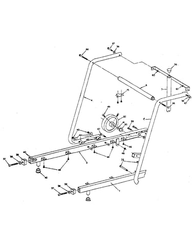 Side rail and flywheel assembly