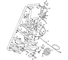 Lifestyler 845296150 motor and side rail assembly diagram