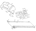 Lifestyler 845296150 walking belt and console assembly diagram