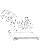 Walking belt and console assembly