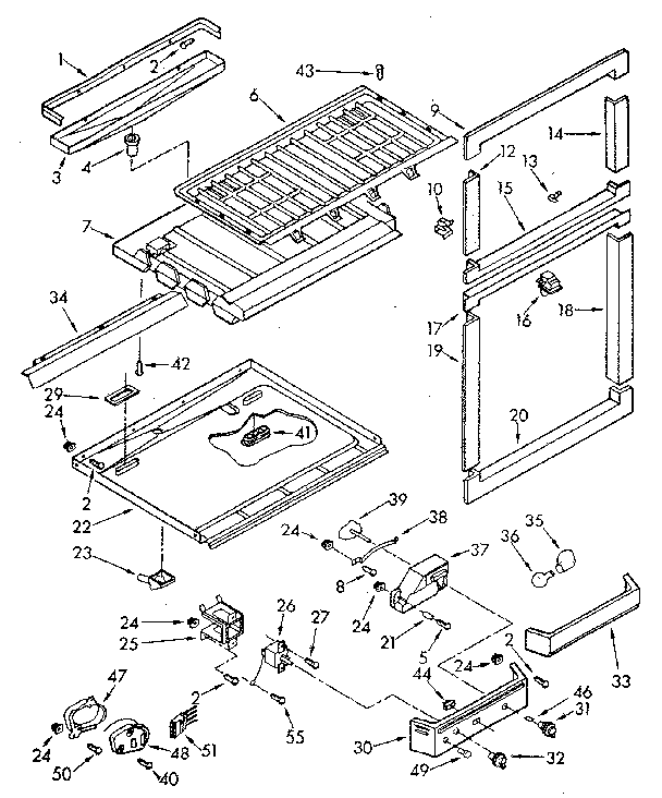 Breaker and partition parts