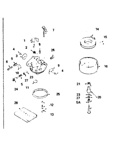 Carburetor no. 632334