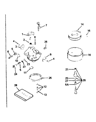 Carburetor no. 632370