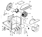 Kenmore 2538740652 electrical system and air handling parts diagram
