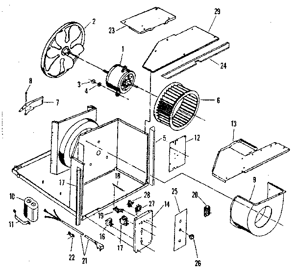 Electrical system and air handling parts