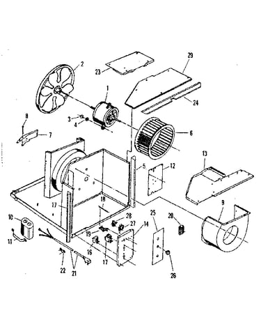 Electrical system and air handling parts