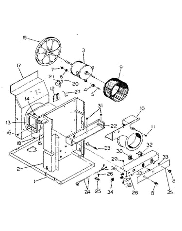 Electrical system and air handling parts