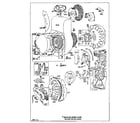 Briggs & Stratton 130200 TO 130299 (0010-0075) flywheel assembly diagram