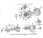 Briggs & Stratton 422400 TO 422499 (0758-01 - 0758-01 starter motor group diagram