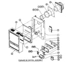 Continental RDD14-IN furnace & control assembly diagram