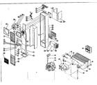 Continental RFT55-ON furnace assembly and control assembly diagram