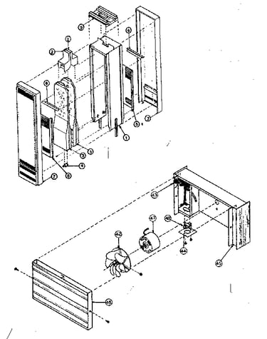 Furnace assembly and optional blower accessory