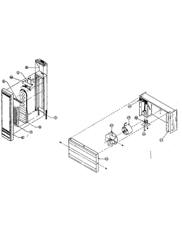 Furnace assembly and optional blower accessory