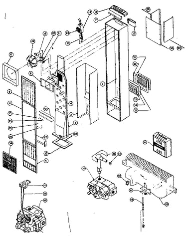 Furnace assembly and control assembly