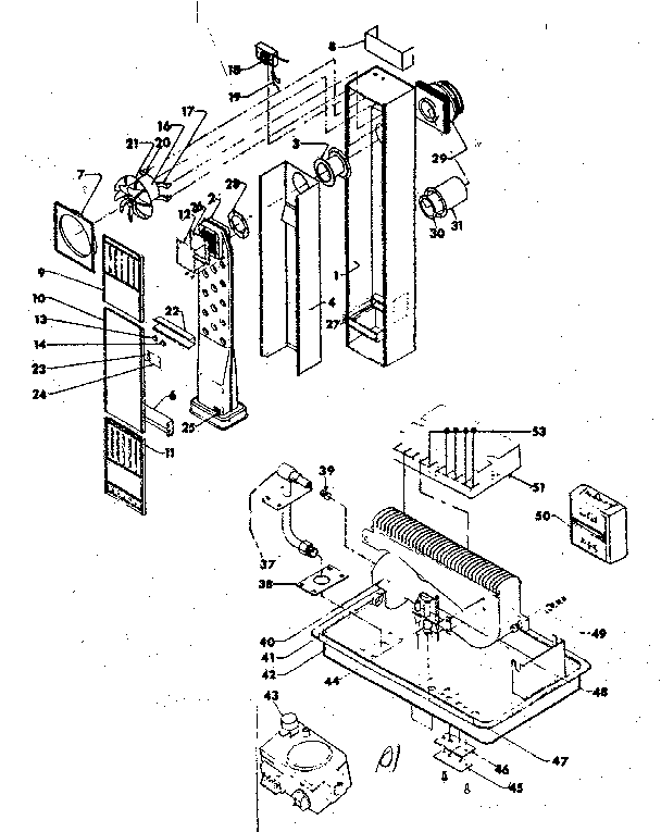 Furnace assembly and control assembly