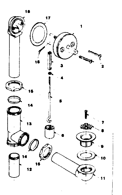 Drain and overflow