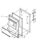 Refrigerator door