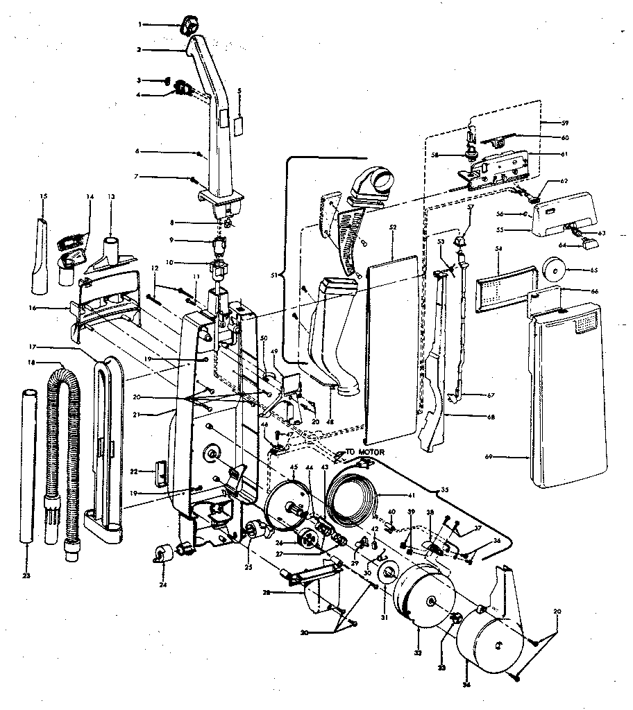 Bag housing assembly