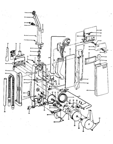 Bag housing assembly
