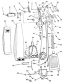 Handle and bag housing