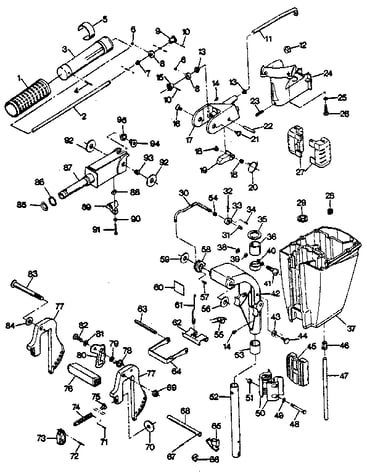 Motor leg