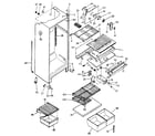 Kenmore 2538381210 cabinet parts diagram