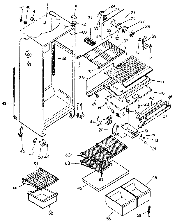 Cabinet parts
