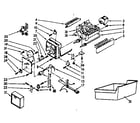 Kenmore 2538389710 ice maker parts diagram