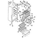 Kenmore 2538684000 cabinet parts diagram