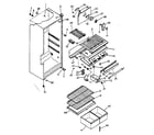 Kenmore 2538688010 cabinet parts diagram