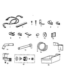 Ice maker installation parts