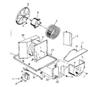 Kenmore 2538751212 electrical system air handling parts diagram