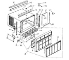 Kenmore 2538771390 cabinet parts diagram
