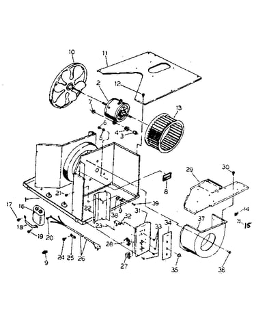 Electrical system and air handling parts