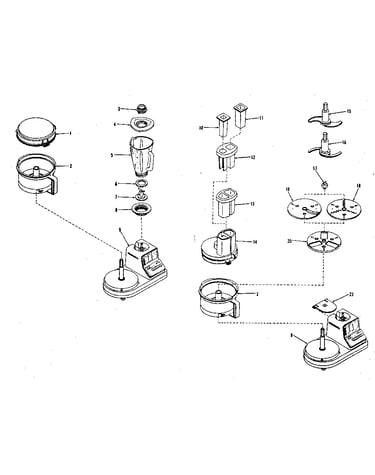 Food processor assembly