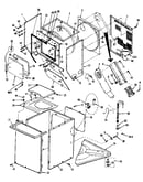 Cabinet parts, heater