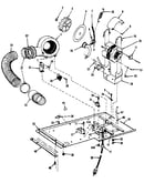Dryer motor, blower, belt