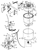 Tubs, water valve, lid switch