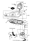 Washer drive system, pump