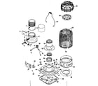 Kenmore 564351011 functional replacement parts diagram