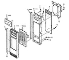 Kenmore 5668844780 control panel parts diagram