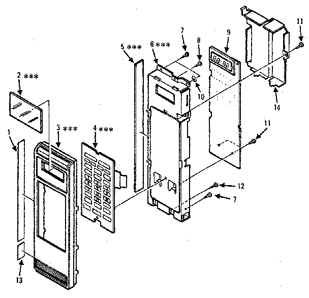 Control panel parts