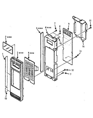 Control panel parts