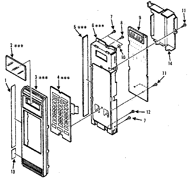 Control panel parts