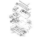 IBM PROPRINTER XL base and front paper guide diagram